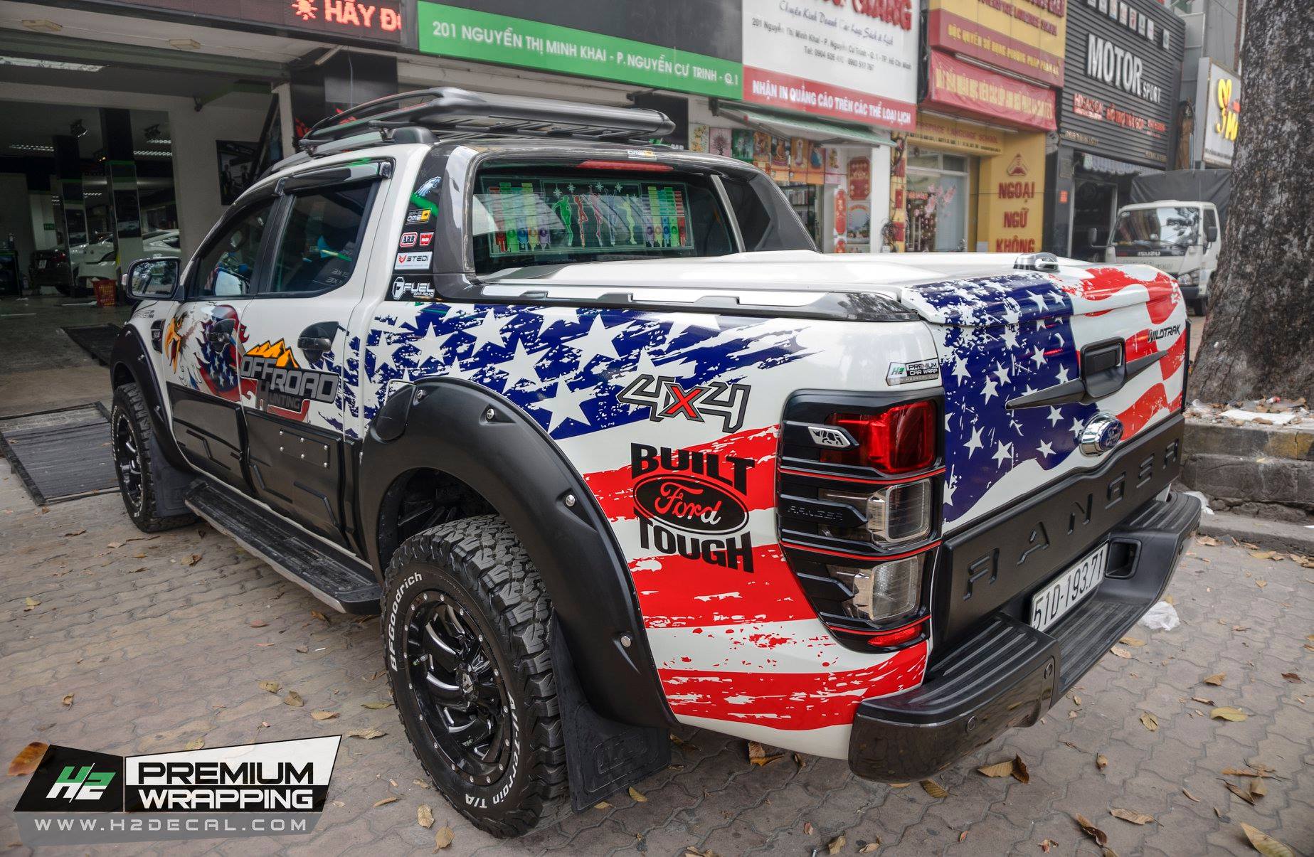 Off road stickers for Ford Ranger Raptor