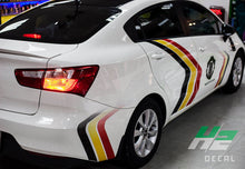 Load image into Gallery viewer, Car Side Decals - Vinyl Graphics Decals for Sedan - 004