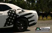 Load image into Gallery viewer, Car Side Decals - American Flag Vinyl Graphics Decals for Car - 001