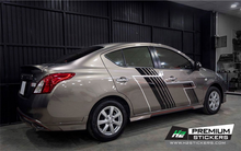 Load image into Gallery viewer, Car Side Decals - Vinyl Graphics Decals for Sedan - 016