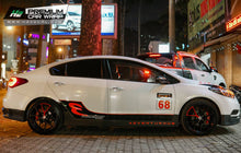 Load image into Gallery viewer, Car Side Decals - Vinyl Graphics Decals for Sedan - 017