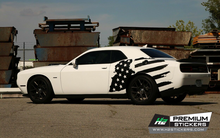 Load image into Gallery viewer, Car Side Decals - American Flag Vinyl Graphics Decals for Car - 001