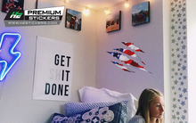 Load image into Gallery viewer, Car Mini Decals - American Flag Vinyl Graphics Mini Decals for Car - 001