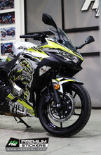 Load image into Gallery viewer, Kawasaki Ninja 400 Stickers Kit - 004 - H2 Stickers - Worldwide