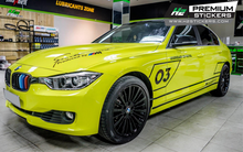 Load image into Gallery viewer, Car Side Decals - Vinyl Graphics Decals for Sedan - 014