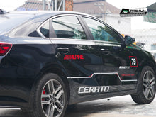 Load image into Gallery viewer, Car Side Decals - Vinyl Graphics Decals for Sedan - 019