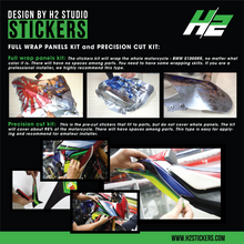 Load image into Gallery viewer, Kawasaki Ninja 300 Stickers Kit - 001 - H2 Stickers - Worldwide