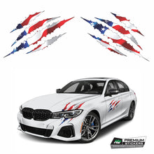 Load image into Gallery viewer, Car Mini Decals - American Flag Vinyl Graphics Mini Decals for Car - 001
