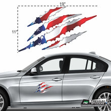 Load image into Gallery viewer, Car Mini Decals - American Flag Vinyl Graphics Mini Decals for Car - 001