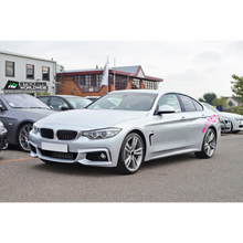 Load image into Gallery viewer, Car Decal for Women | Pink Heart Decal for Cars | Autos Racing Stripes Sticker for Fords, BMW, Chevy