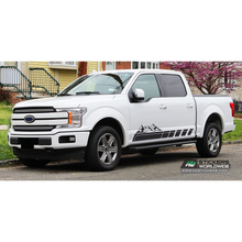 Load image into Gallery viewer, Mountain stripes decal for car | Vinyl graphic decal for Dodge, Fords, Chevy, Pickup trucks
