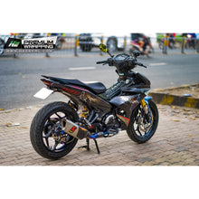 Load image into Gallery viewer, Yamaha Exciter 150 (Y15ZR) Stickers Kit - 114 - H2 Stickers - Worldwide