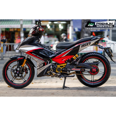 Yamaha Exciter 150 (Y15ZR) Stickers Kit - 100 - H2 Stickers - Worldwide