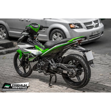 Load image into Gallery viewer, Yamaha Exciter 150 (Y15ZR) Stickers Kit - 122 - H2 Stickers - Worldwide