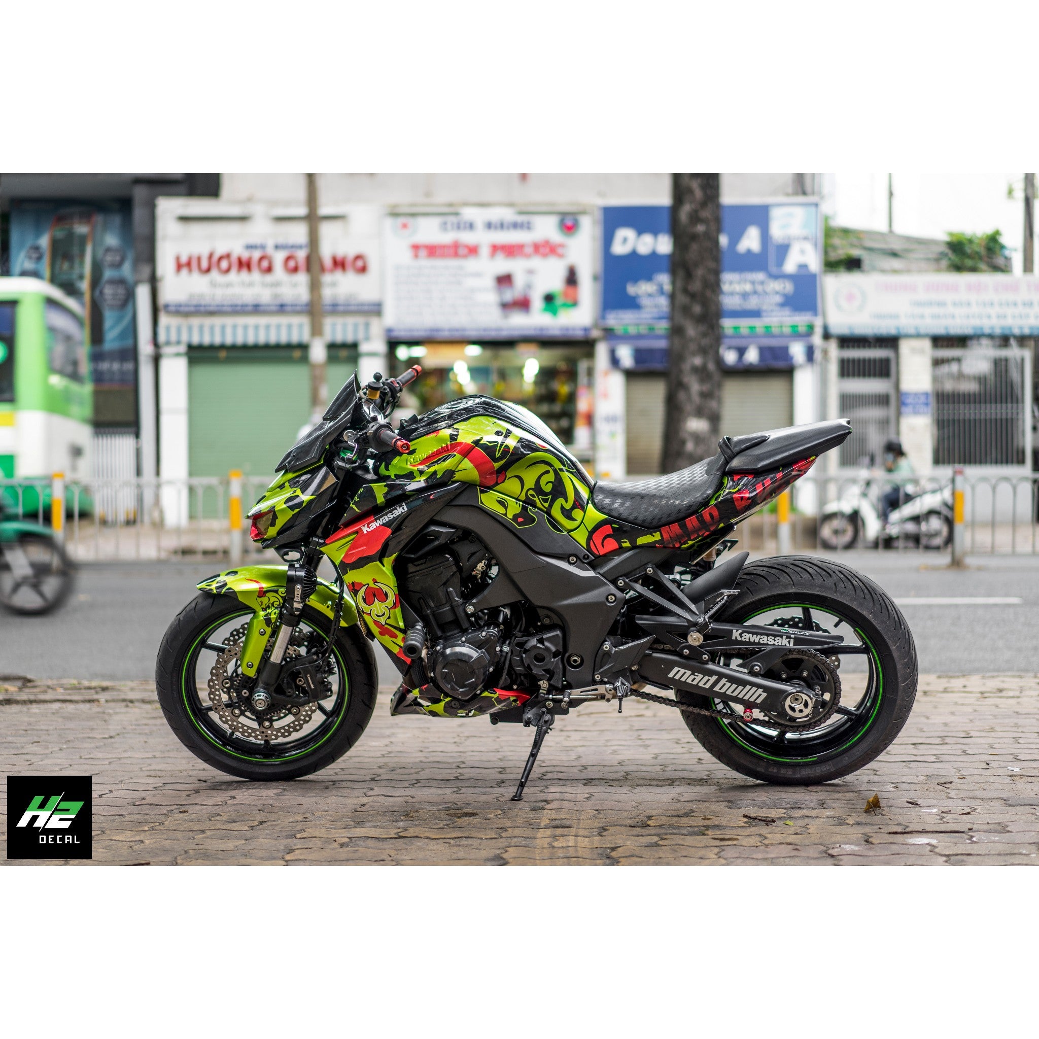 Kawasaki Z1000 Stickers Kit - 032 – H2 Stickers - Worldwide