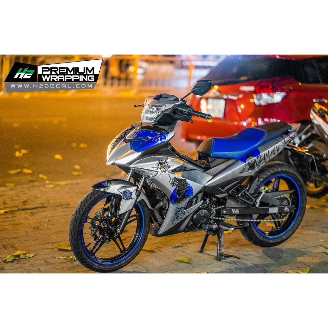 Yamaha Exciter 150 (Y15ZR) Stickers Kit - 104 - H2 Stickers - Worldwide