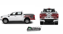 Load image into Gallery viewer, American Flag Decals Kit for Truck - Tailgate Decal for Pickup Truck Vinyl Graphics Decals for Truck - 012