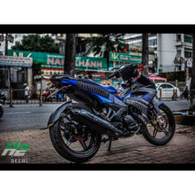 Load image into Gallery viewer, Yamaha Exciter 150 (Y15ZR) Stickers Kit - 064 - H2 Stickers - Worldwide