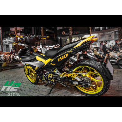 Yamaha Exciter 150 (Y15ZR) Stickers Kit - 068 - H2 Stickers - Worldwide