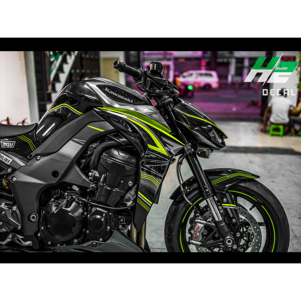 Kit Adesivi KAWASAKI Z750 E Z1000 - Foto 5