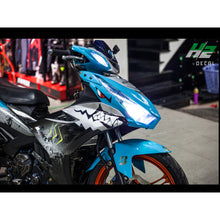 Load image into Gallery viewer, Yamaha Exciter 150 (Y15ZR) Stickers Kit - 047 - H2 Stickers - Worldwide