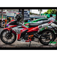 Load image into Gallery viewer, Yamaha Exciter 150 (Y15ZR) Stickers Kit - 057 - H2 Stickers - Worldwide