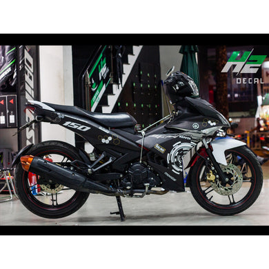 Yamaha Exciter 150 (Y15ZR) Stickers Kit - 051 - H2 Stickers - Worldwide