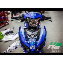 Load image into Gallery viewer, Yamaha Exciter 150 (Y15ZR) Stickers Kit - 055 - H2 Stickers - Worldwide