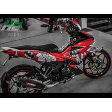 Load image into Gallery viewer, Yamaha Exciter 150 (Y15ZR) Stickers Kit - 038 - H2 Stickers - Worldwide
