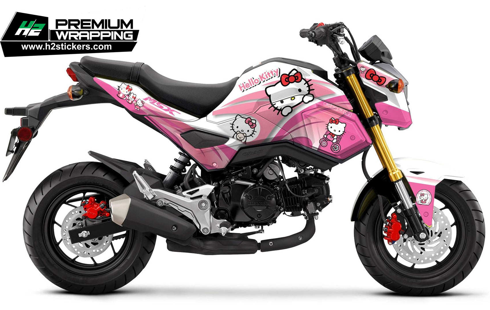 HONDA Grom Stickers Kit 014 H2 Stickers Worldwide