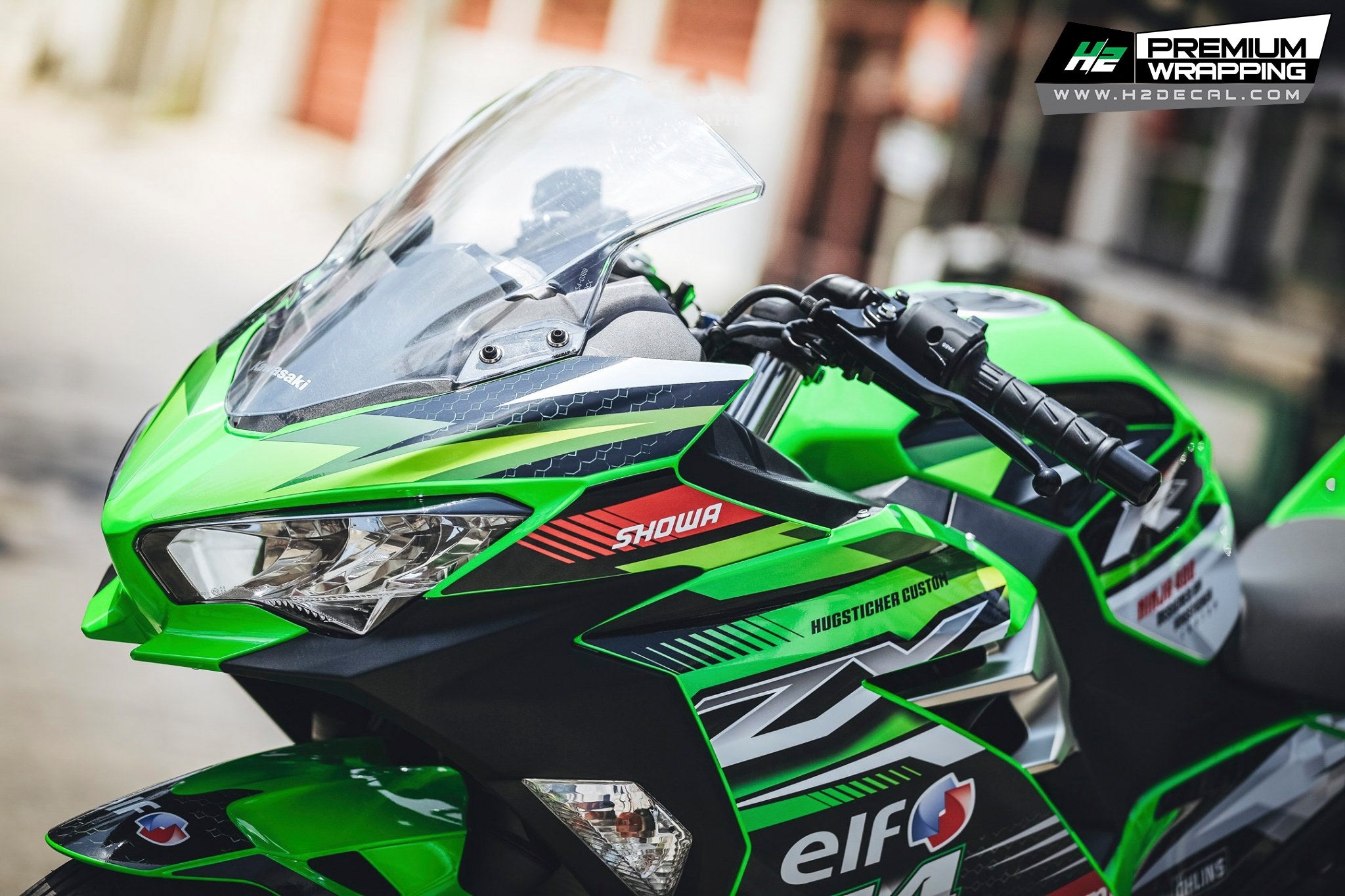 TP ZX-6R ZX6R Fairing Decals / Stickers (200mm X 25mm) /1051 - Foto 3