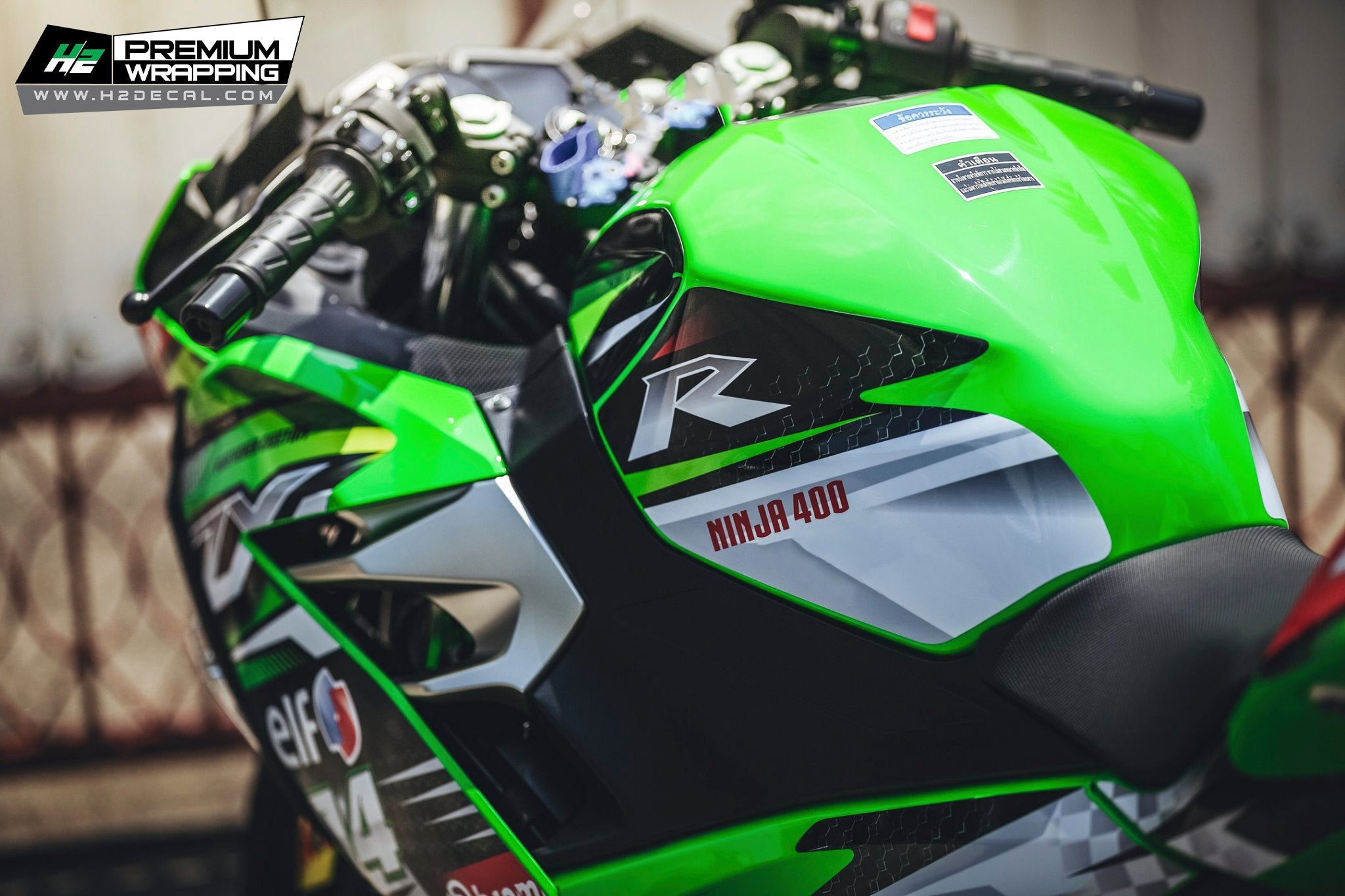 Sticker For 6 R Kawasaki Ninja ZX-6R Stickers Kit - 006 – H2 Stickers - Worldwide
