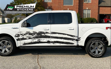 Car Stickers Both Sides Car Head Tail Decals Vinyl KK Decoration Auto Car  Styling Accessories For Ford RANGER Raptor F150 Pickup291u From King116,  $115.58