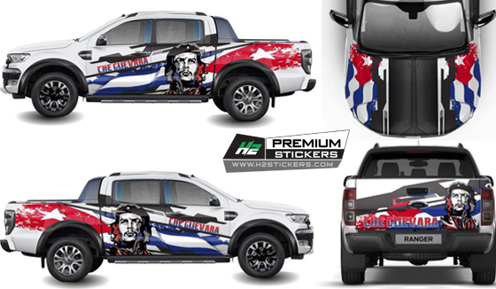 American Flag Rocker Panel Graphics Decal Wrap Kit Truck SUV Red White Blue V1 E - Foto 4