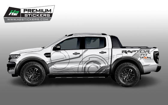 Side Decal for Truck Vinyl Graphics Decals for Pickup Truck - 041