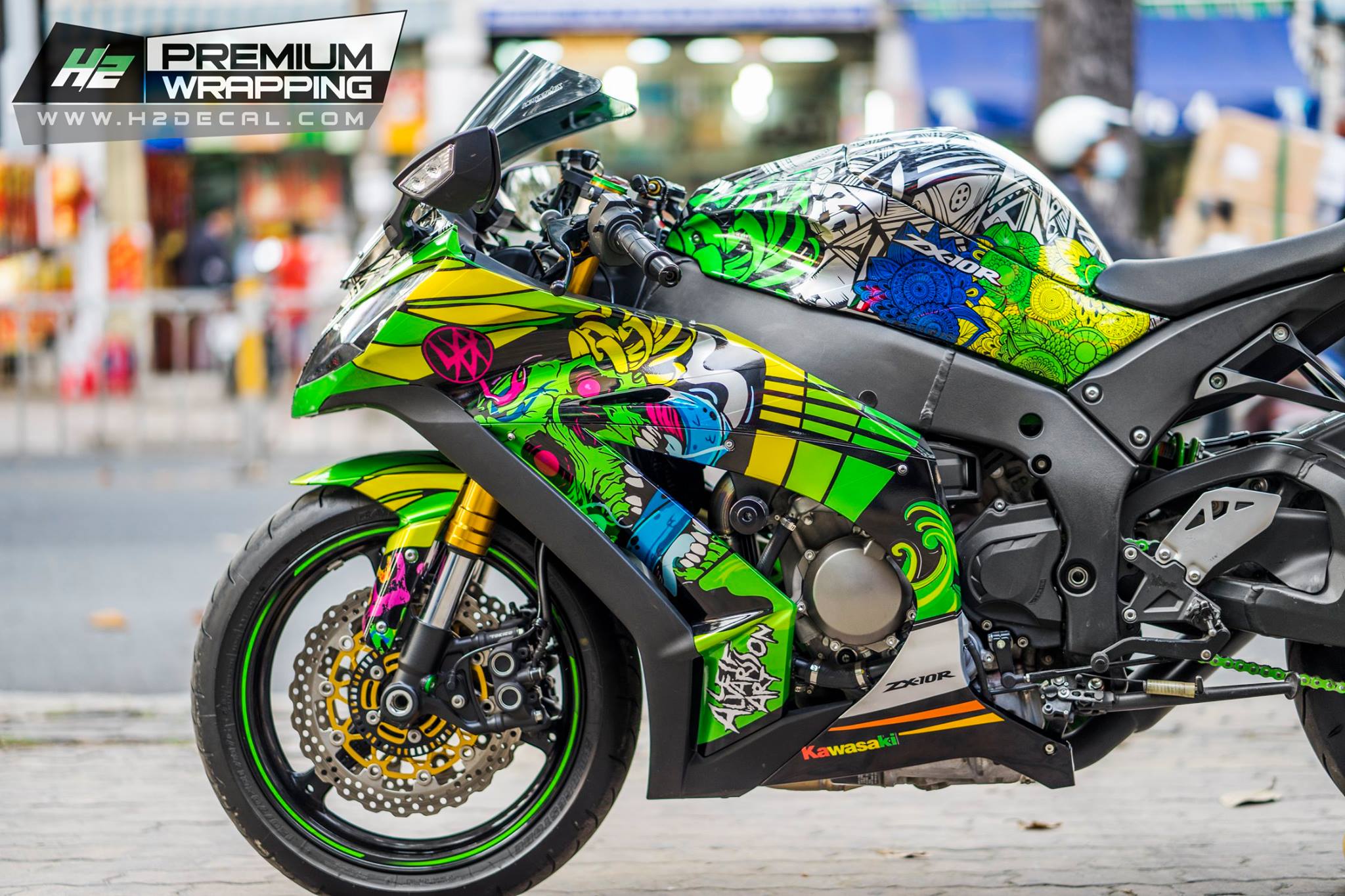 Kawasaki Ninja ZX-10R Stickers Kit - 002 – H2 Stickers - Worldwide