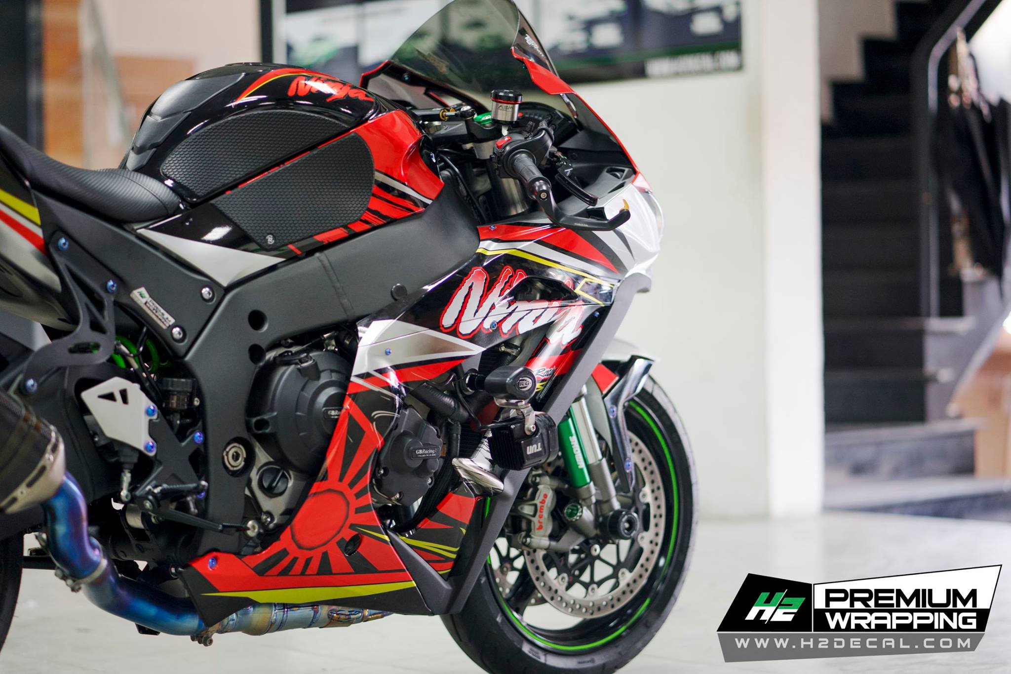 Kawasaki Ninja ZX-10R Stickers Kit - 022 – H2 Stickers - Worldwide