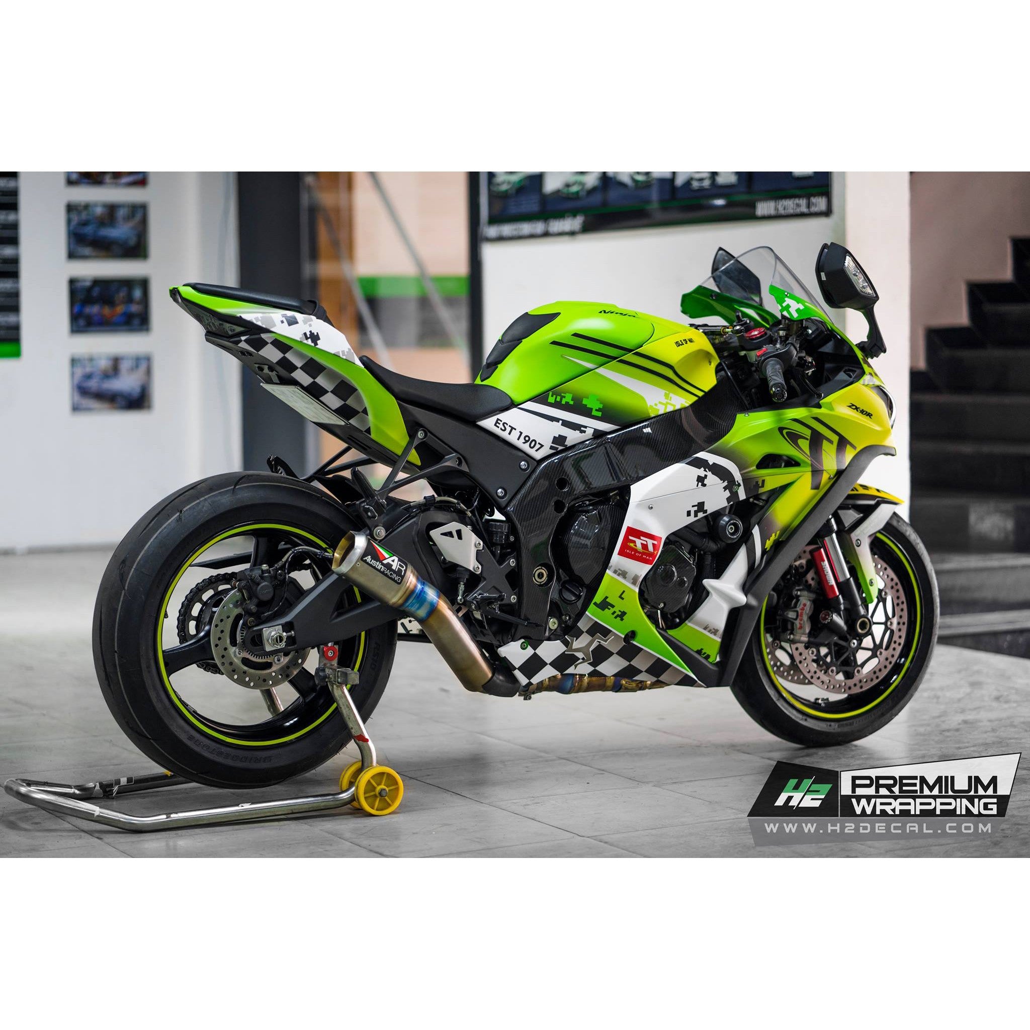 Kawasaki Ninja ZX-10R Stickers Kit - 017 – H2 Stickers - Worldwide