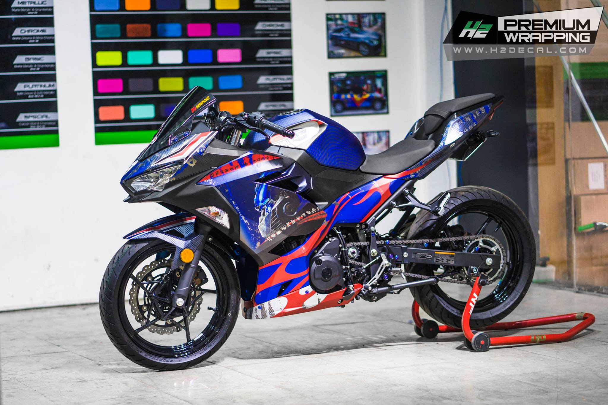 R♡ Kawasaki Ninja ZX-6R Stickers Kit - 007 – H2 Stickers