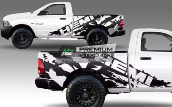 Mud Decals Kit for Truck - Bed Decal for Pickup Truck Vinyl Graphics Decals for Truck - 033
