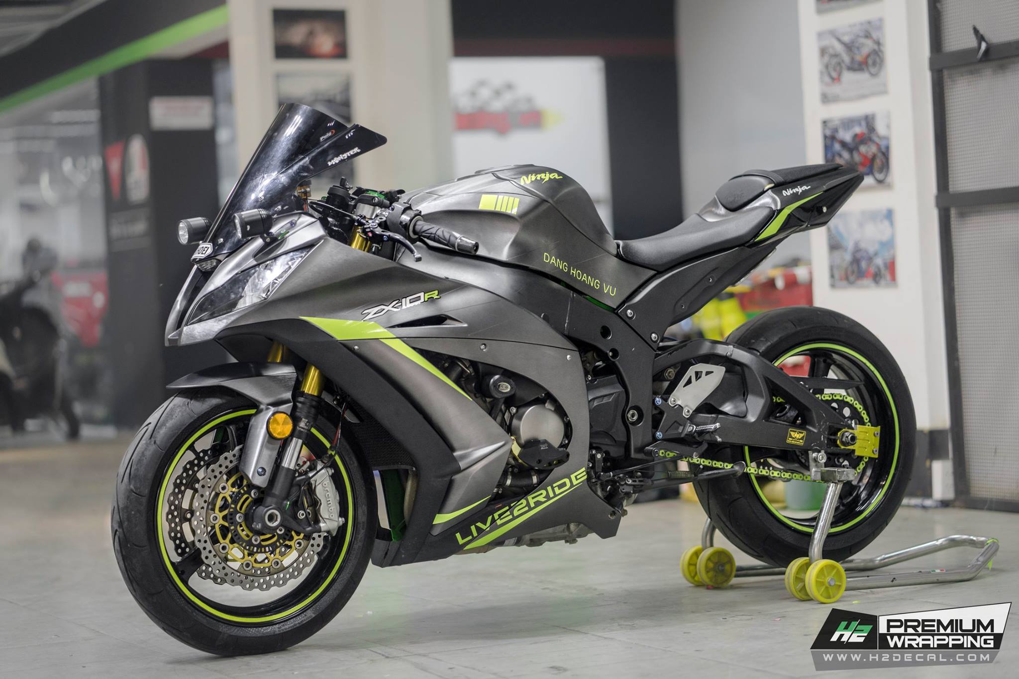 Kawasaki Ninja ZX-10R Stickers Kit - 023 – H2 Stickers