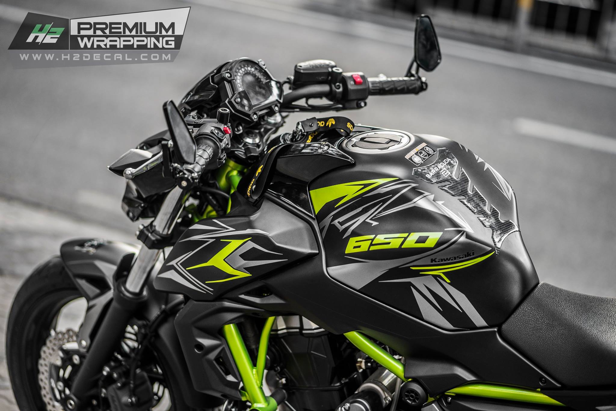 Stickers Worldwide Kawasaki Z650 Decals Kawasaki Z650 Stickers Kit