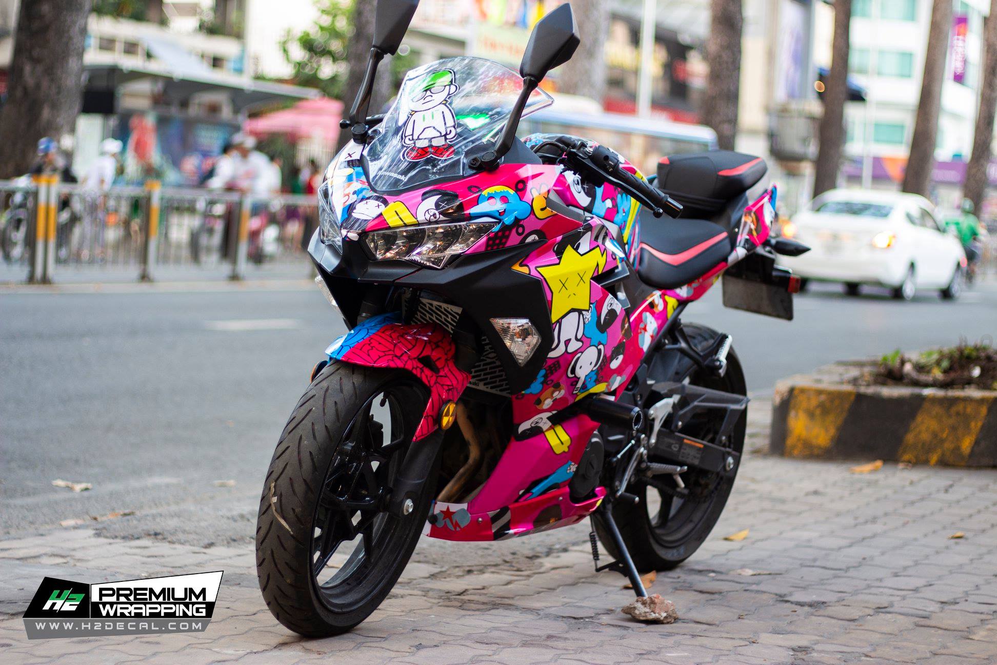 海外並行輸入正規品 Kawasaki Ninja ZX-6R Stickers Kit - 009 – H2 Stickers ぬいぐるみ