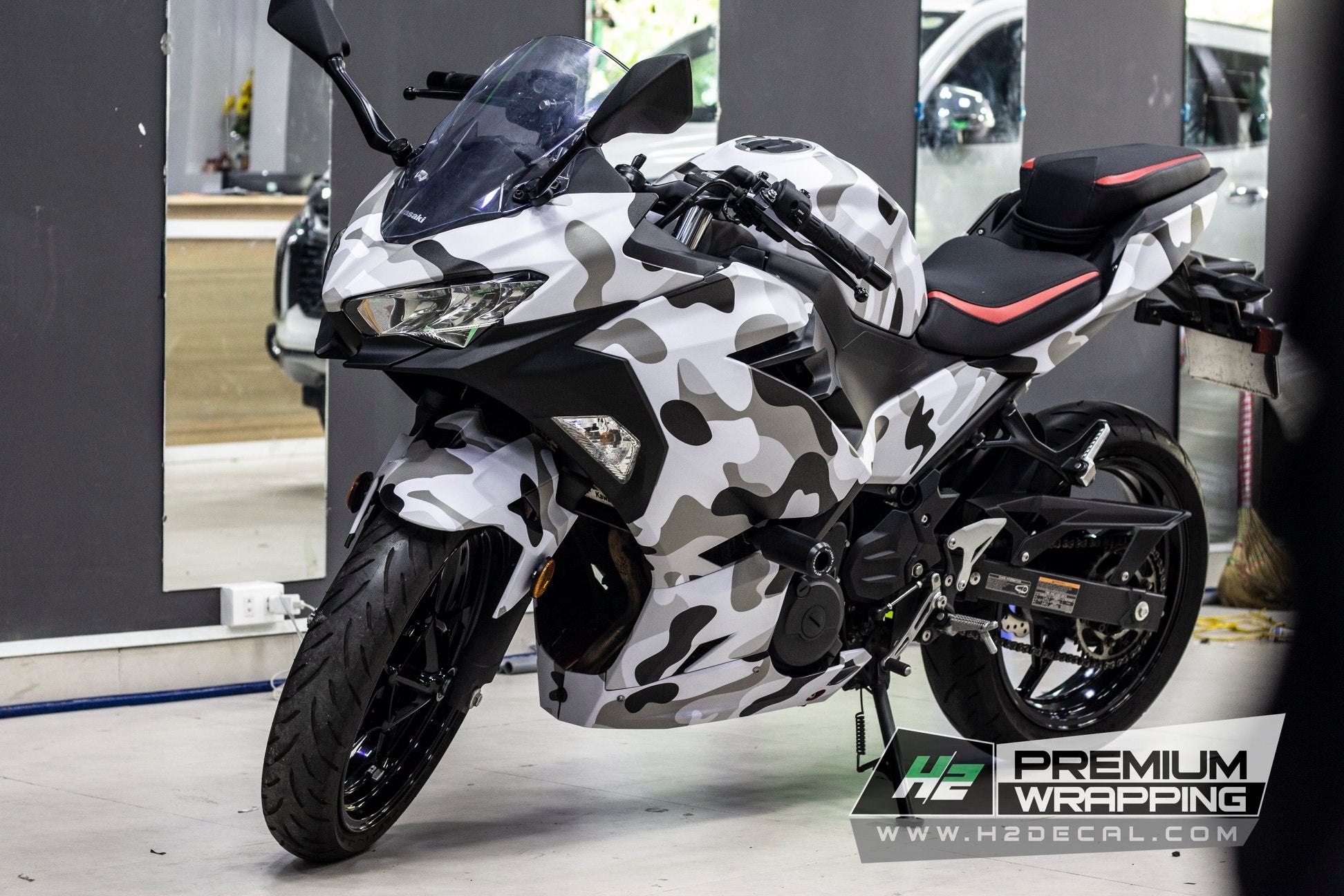 Kawasaki Ninja ZX-6R Stickers Kit - 003 – H2 Stickers - Worldwide