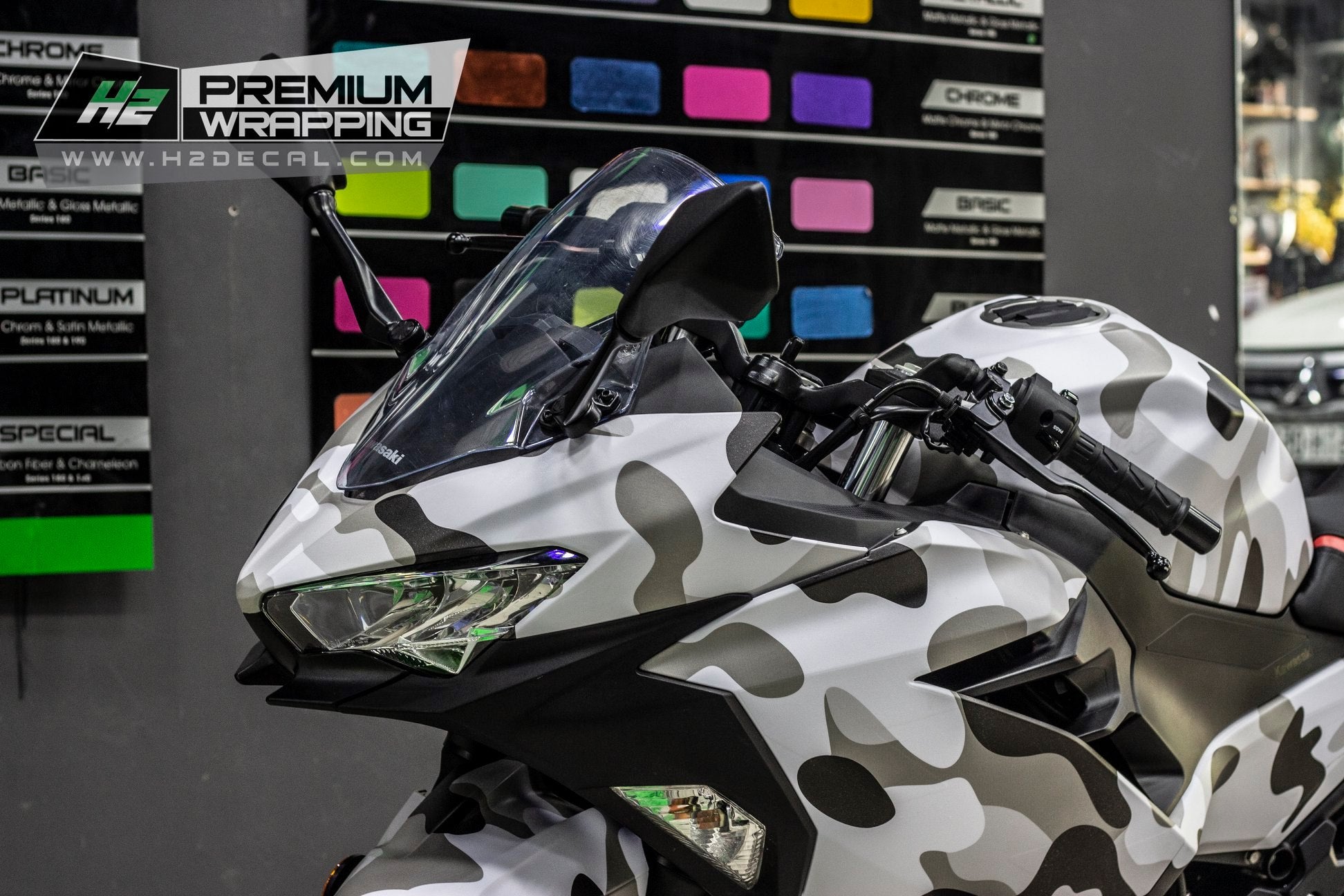 Kawasaki Ninja ZX-6R Stickers Kit - 003 – H2 Stickers