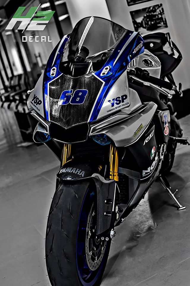 Yzf R1 Stickers YAMAHA YZF-R1 Stickers Kit - 025 – H2 Stickers - Worldwide
