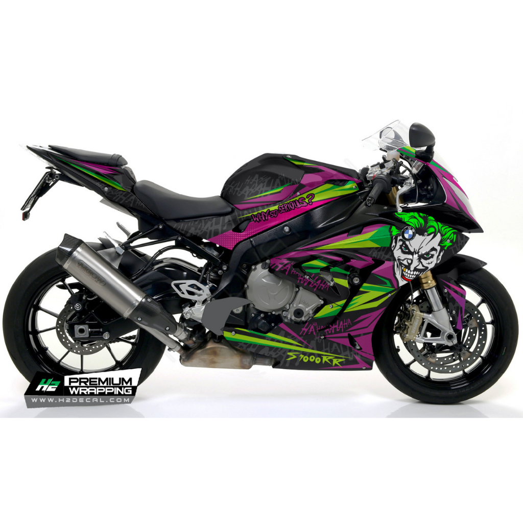 BMW S1000RR Stickers Kit - 005 (Joker edition) – H2 Stickers