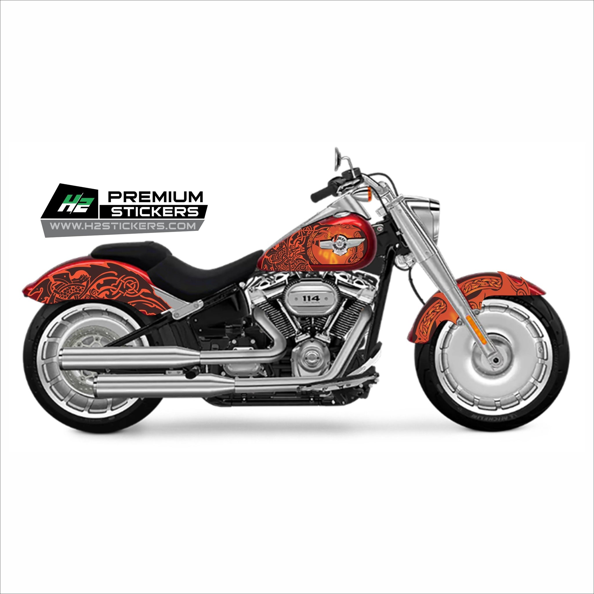 Harley Davidson Stickers Kit - 001 – H2 Stickers - Worldwide