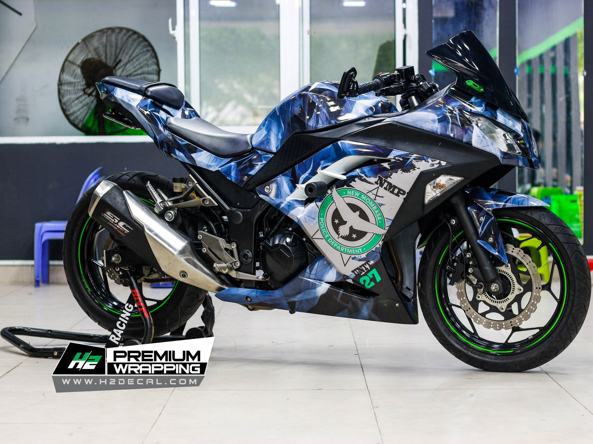 Kawasaki Ninja 300 Stickers Kit - 010 – H2 Stickers - Worldwide