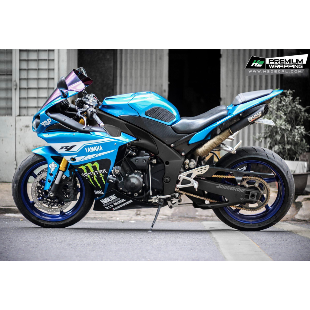 Stickered R1 Rims YAMAHA YZF-R1 Stickers Kit - 026 – H2 Stickers - Worldwide